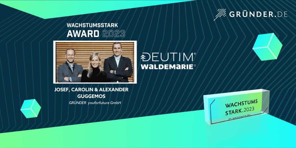 wachstumsstark Award 2023 youforfuture GmbH