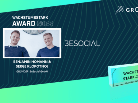 wachstumsstark Award BeSocial