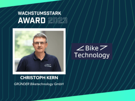 wachstumsstark Award 2023 Biketechnology